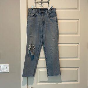 Banana Republic, high-rise straight jeans
